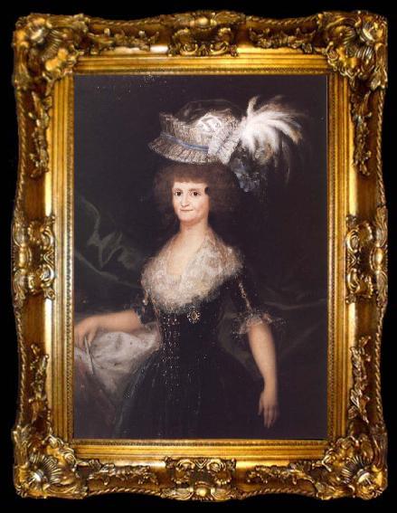 framed  Francisco Goya Carlos IV, ta009-2